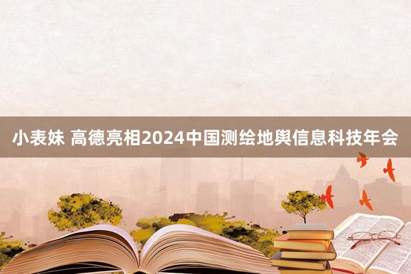 小表妹 高德亮相2024中国测绘地舆信息科技年会