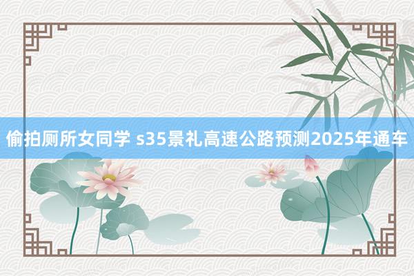 偷拍厕所女同学 s35景礼高速公路预测2025年通车