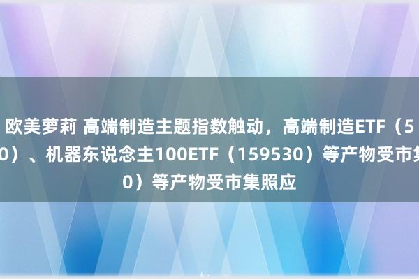 欧美萝莉 高端制造主题指数触动，高端制造ETF（562910）、机器东说念主100ETF（159530）等产物受市集照应