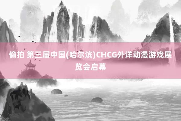 偷拍 第三届中国(哈尔滨)CHCG外洋动漫游戏展览会启幕